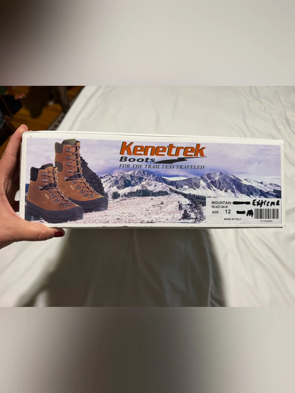 Kenetrek Mountain Extreme Waterproof Hunting Boots for Men - Brown - 12